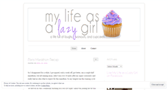Desktop Screenshot of mylifeasalazygirl.com