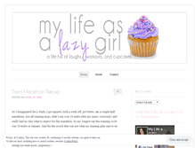 Tablet Screenshot of mylifeasalazygirl.com